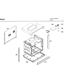 Frame parts for Bosch Wall Oven HBL5720UC/01 from AppliancePartsPros.com