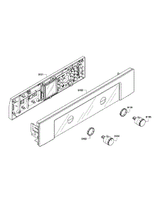 Panel parts for Bosch Wall Oven HBL5720UC/03 from AppliancePartsPros.com