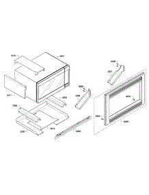 Frame Assembly parts for Bosch Wall Oven HBL5720UC/03 from AppliancePartsPros.com