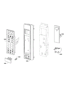Control Panel parts for Bosch Wall Oven HBL5720UC/03 from AppliancePartsPros.com