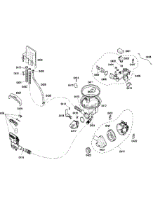Pump parts for Bosch Dishwasher SHU43C02UC/36 from AppliancePartsPros.com