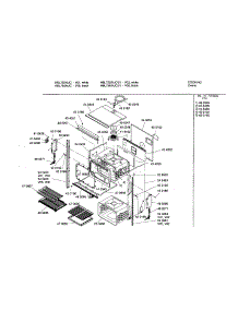 Upper Body parts for Bosch Wall Oven HBL756AUC/01 from AppliancePartsPros.com