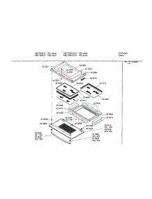 Upper Lower Door parts for Bosch Wall Oven HBL752AUC/01 from AppliancePartsPros.com