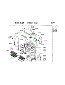 Upper Body parts for Bosch Wall Oven HBL752AUC/00 from AppliancePartsPros.com