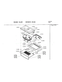 Upper Lower Door parts for Bosch Wall Oven HBL752AUC/00 from AppliancePartsPros.com