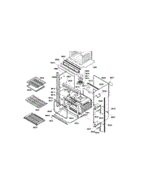 Frame parts for Bosch Wall Oven HBL752AUC/02 from AppliancePartsPros.com