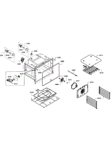 Oven Upper parts for Bosch Wall Oven HBL5660UC/08 from AppliancePartsPros.com
