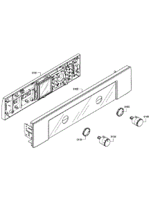 Control Panel parts for Bosch Wall Oven HBL5750UC/04 from AppliancePartsPros.com