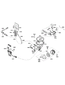 Pump Assembly parts for Bosch Dishwasher SHE55M16UC/59 from AppliancePartsPros.com