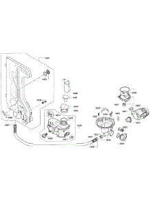 Pump Assembly parts for Bosch Dishwasher SGE63E15UC/44 from AppliancePartsPros.com