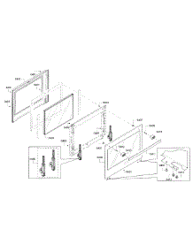 Door-Upper parts for Bosch Wall Oven HBL5651UC/01 from AppliancePartsPros.com