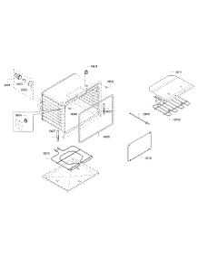 Cavity-Lower parts for Bosch Wall Oven HBL5651UC/01 from AppliancePartsPros.com