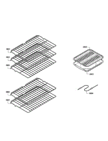 Shelfs parts for Bosch Wall Oven HBL5620UC/08 from AppliancePartsPros.com