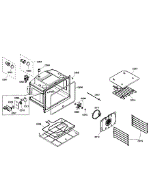 Oven Assembly parts for Bosch Wall Oven HBL5450UC/04 from AppliancePartsPros.com