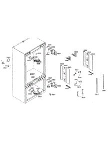 Lightning parts for Bosch Refrigerator B36IT70NNP/08 from AppliancePartsPros.com