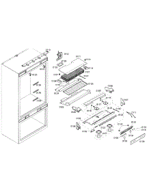 Control Assembly parts for Bosch Refrigerator B36IT71NNP/11 from AppliancePartsPros.com