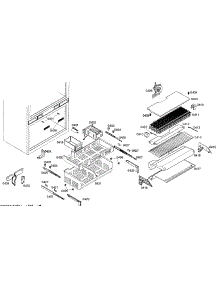 Shelfs Assembly 2 parts for Bosch Refrigerator B36IT71NNP/11 from AppliancePartsPros.com