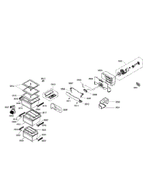 Fan  /  Drawer parts for Bosch Refrigerator B20CS51SNW/01 from AppliancePartsPros.com
