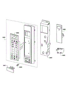 Microwave Panel parts for Bosch Wall Oven HBL5760UC/04 from AppliancePartsPros.com