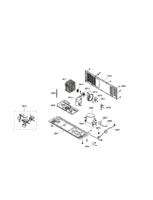 Compressor  /  Condenser parts for Bosch Refrigerator B20CS81SNS/02 from AppliancePartsPros.com
