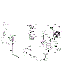 Pump parts for Bosch Dishwasher SHE3ARF2UC/14 from AppliancePartsPros.com
