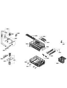 Baskets parts for Bosch Dishwasher SPV5ES53UC/06 from AppliancePartsPros.com