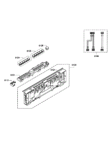 Front Panel parts for Bosch Dishwasher SPV5ES53UC/04 from AppliancePartsPros.com