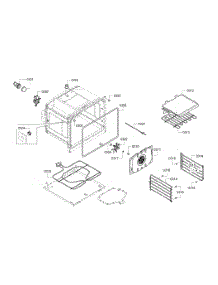 Oven Cavity parts for Bosch Wall Oven HBN3450UC/10 from AppliancePartsPros.com
