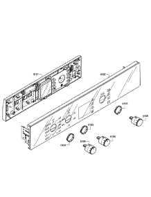 Control Panel parts for Bosch Wall Oven HBL3560UC/09 from AppliancePartsPros.com