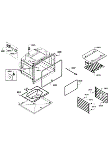 Oven Lower parts for Bosch Wall Oven HBL3560UC/09 from AppliancePartsPros.com