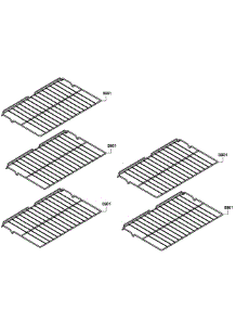 Shelfs parts for Bosch Wall Oven HBL3560UC/09 from AppliancePartsPros.com