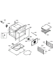 Oven Upper parts for Bosch Wall Oven HBN3550UC/10 from AppliancePartsPros.com