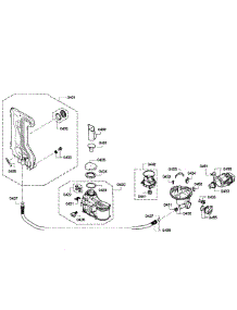 Pump Assembly parts for Bosch Dishwasher SPE5ES55UC/01 from AppliancePartsPros.com