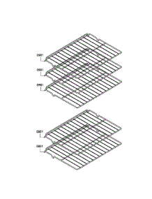 Shelfs parts for Bosch Wall Oven HBN3550UC/11 from AppliancePartsPros.com