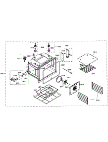 Oven Assembly parts for Bosch Wall Oven HBL8450UC/01 from AppliancePartsPros.com