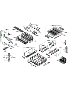 Baskets parts for Bosch Dishwasher SPE5ES55UC/06 from AppliancePartsPros.com