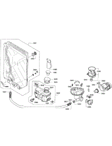 Pump Assembly parts for Bosch Dishwasher SHV68E13UC/23 from AppliancePartsPros.com