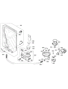 Pump Assembly parts for Bosch Dishwasher SHV68E13UC/01 from AppliancePartsPros.com