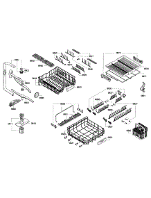 Baskets Asst parts for Bosch Dishwasher SHV68E13UC/01 from AppliancePartsPros.com