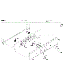 Control Panel parts for Bosch Wall Oven HBL5451UC/02 from AppliancePartsPros.com