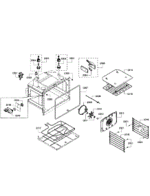Oven Assembly parts for Bosch Wall Oven HBL8450UC/10 from AppliancePartsPros.com