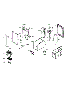 Icemaker parts for Bosch Freezer B18ID80NRP/01 from AppliancePartsPros.com