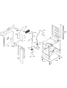 Cabinet parts for Bosch Range HGI8054UC/02 from AppliancePartsPros.com