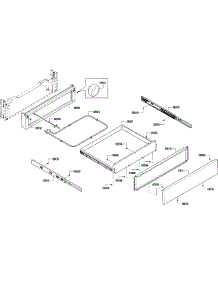 Drawer parts for Bosch Range HGI8054UC/02 from AppliancePartsPros.com