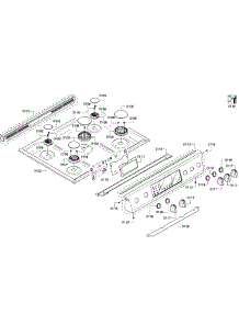 Cooktop Asy parts for Bosch Range HGIP054UC/01 from AppliancePartsPros.com