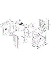 Frame parts for Bosch Range HGIP054UC/02 from AppliancePartsPros.com