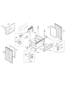 Frame parts for Bosch Range HEI7052U/09 from AppliancePartsPros.com