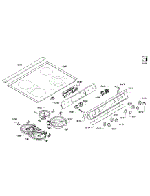 Cooktop parts for Bosch Range HEI7052U/06 from AppliancePartsPros.com