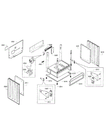 Frame parts for Bosch Range HEI7052U/07 from AppliancePartsPros.com