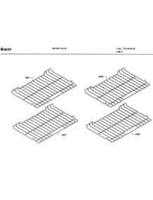 Rack parts for Bosch Wall Oven HBL5651UC/02 from AppliancePartsPros.com